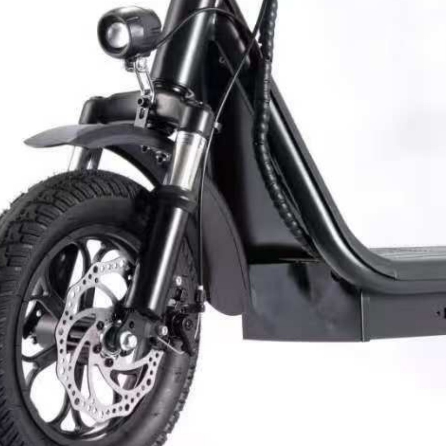 Cross-border foldable electric scooter with long range, two-wheeled vehicle for urban commuting, portable shock-absorbing scooter