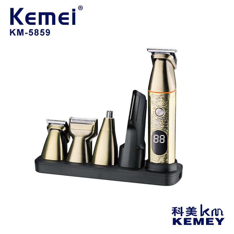 KEMEI transfronterizo de afeitar cortadora de cabello eléctrica nuevo dispositivo multifuncional nariz pelo talla cortadora de cabello eléctrica cortadora de cabello
