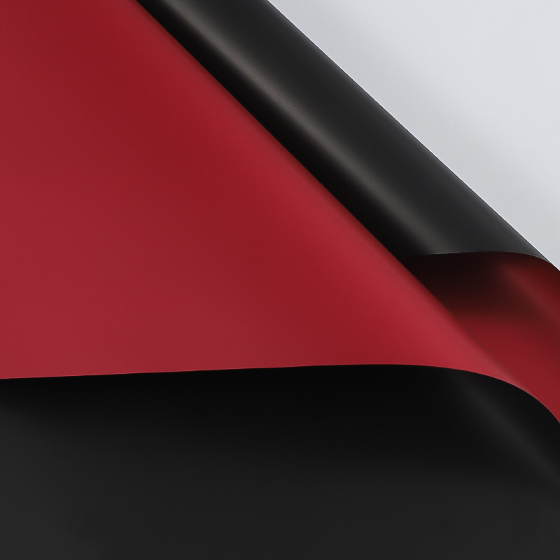 Papel de Regalo de Flores de Papel Ouya de Dos Colores, Material Plástico Impermeable, Papel de Envolver Ramos de Flores, Estilo Coreano, Primer Amor, Papel de Color Puro Especial