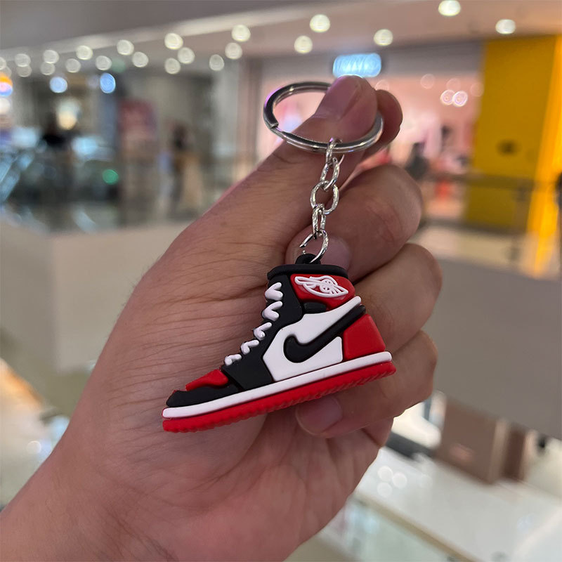 Jordan Air Jordan 1 Keychain Red Black White