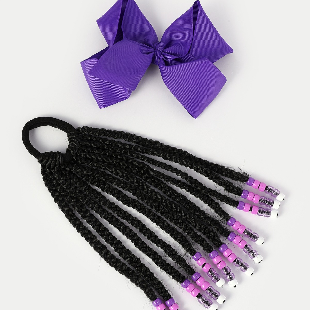 2024 nuevos niños africanos cuentas de trenza sucia cola de caballo de 14 pulgadas peloca peluca NEWLOOK