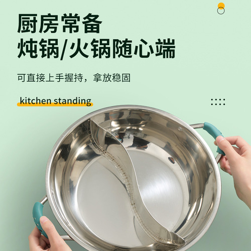 Heat-resistant silicone pot handle gloves, simple and colorful, high-temperature resistant, wear-resistant pot, sand pot, steamer handle, wholesale