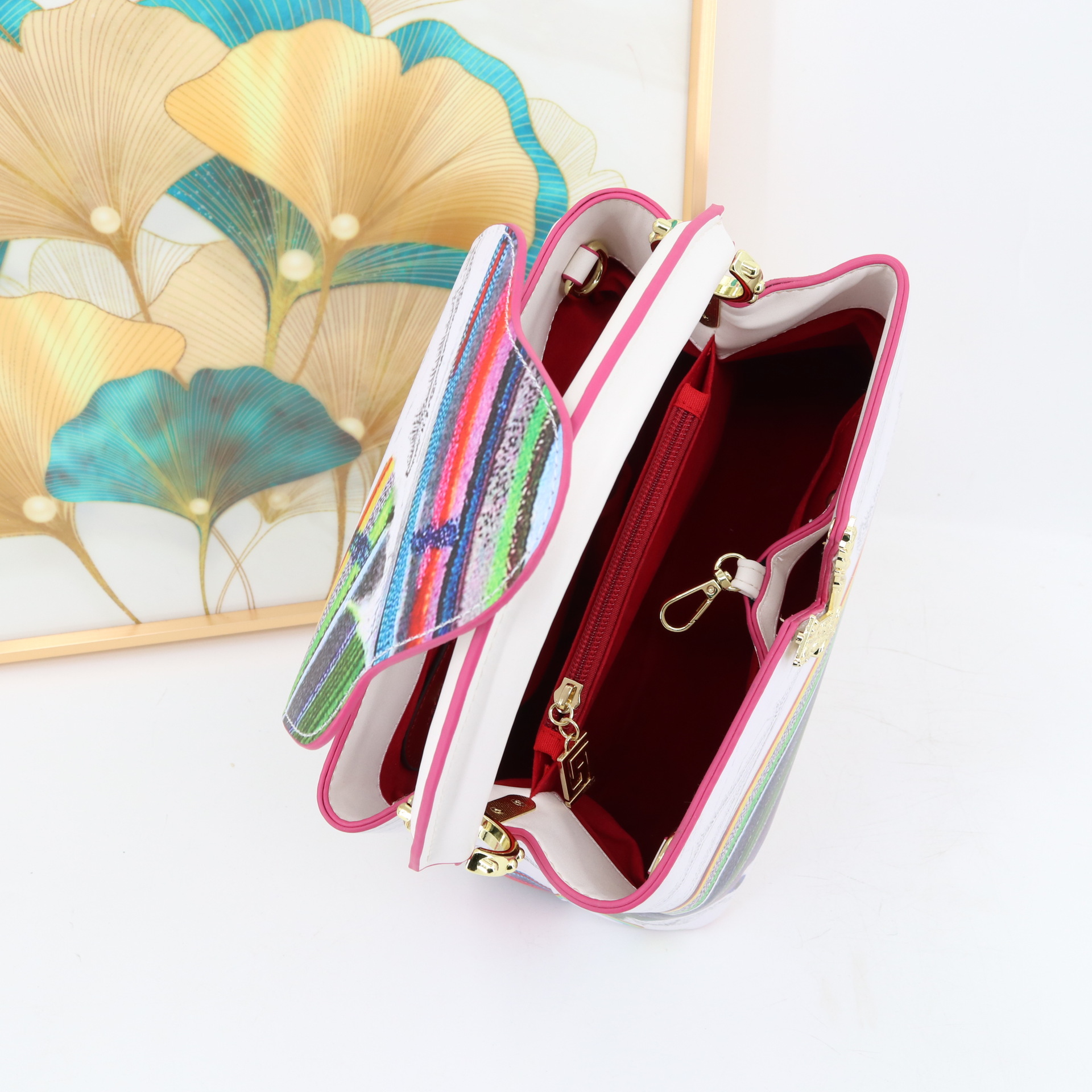 Women's bag portable crossbody printed bag high quality women's bag_voghion.com