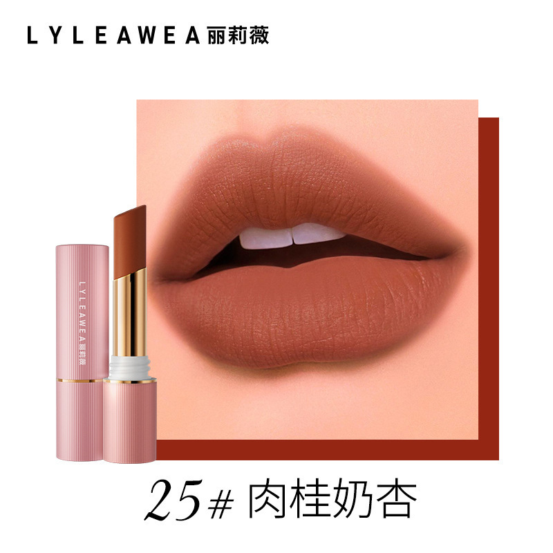 Liliwei 冬虫夏草ノンスティックカップ口紅マット長期持続着色ベルベット口紅口紅|undefined