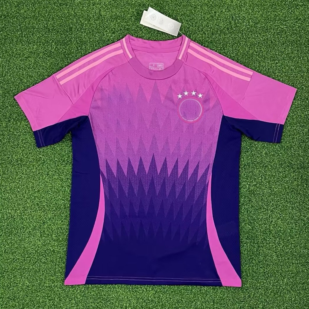 Copa de Europa 2024 Camiseta francesa Selección nacional italiana Inglaterra España Brasil Camiseta de fútbol transfronteriza