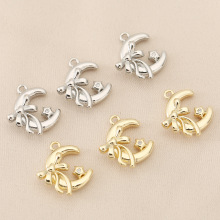 18K���~���|��ɫ�����P����朵����Ή��Ʒ���С���diy���Ʒ