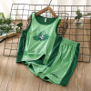 Football colored summer children's set for boys, suitable for teen, children's clothing