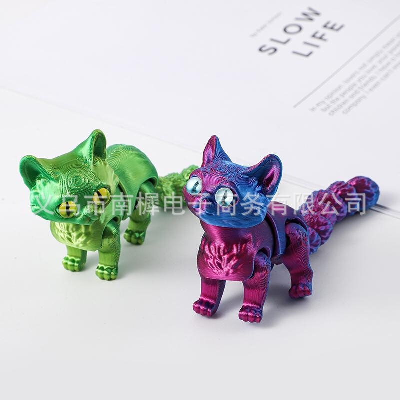 3D打印可爱小猫咪萌宠桌面摆件手办模型新品玩具跨境地摊批发代发|undefined