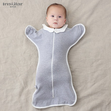 婴儿防惊跳纯棉弹力包巾襁褓巾新生儿襁褓睡袋宝宝抱毯抱被跨境