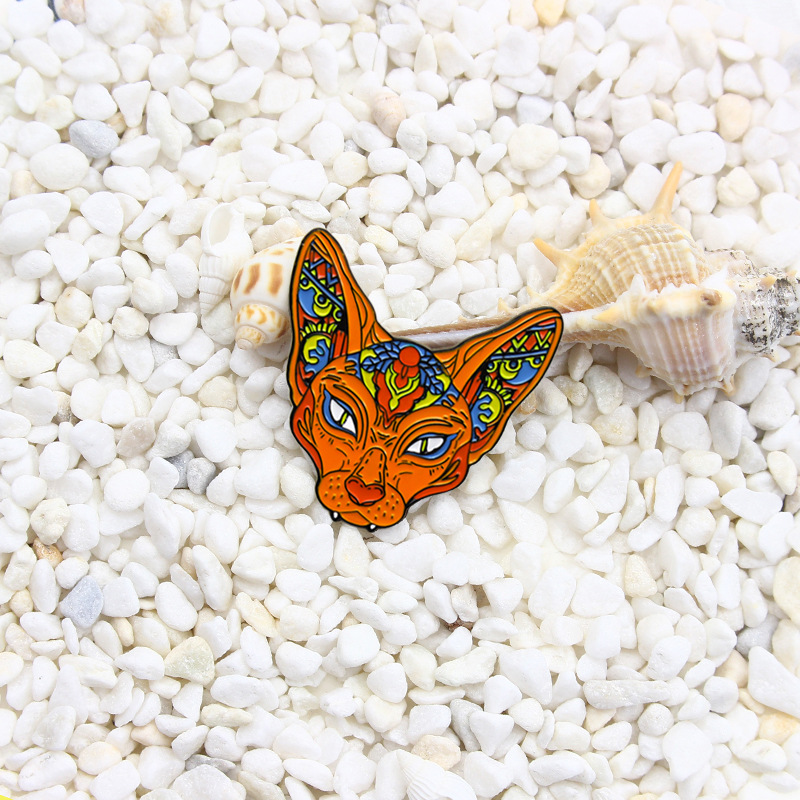 10g Weight Brooches Classification Alloy Material Halloween Festival Cartoon Character Pattern Unisex Gender Skull Design Simple Style Style Light Blue, Lilac, Rose Red Color Simple Style Pin Cartoon Character Alloy Skull Unisex Brooches 2