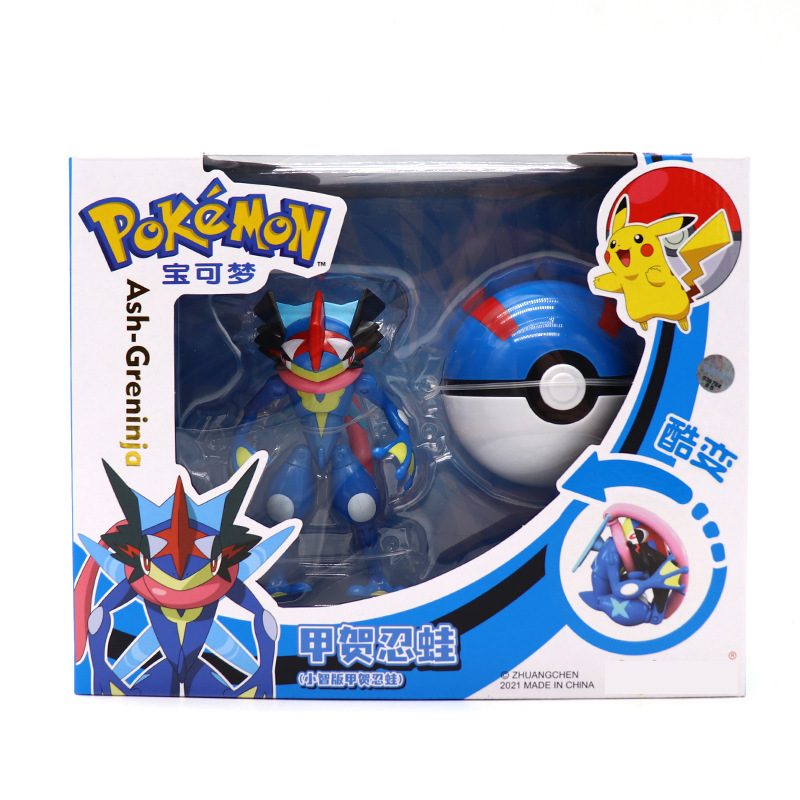 SC Johnson Pokémon Pikachu Pogaman juguetes Pokémon mascotas Genie jugadores de fútbol modelo de muñeca