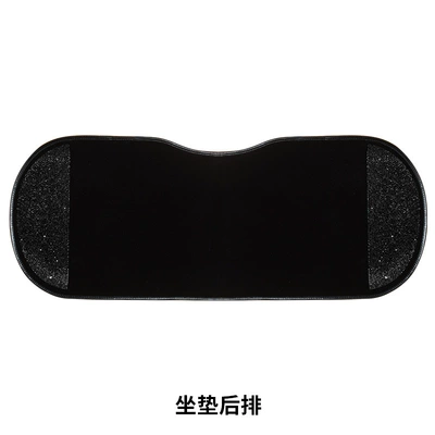 Cushion Single Piece Three-Piece Set | Seat cushion, seat cover - black-diamond-starry-single-back-seat