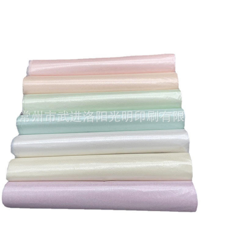 Papel de pera nacarado engrosado papel de copia pastel de hornear 26g ramo de papel de regalo tejido 20g