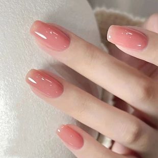 Internet Celebrity Whitening Peach Color Nail Polish No-Bake Non-Tearable Long-Lasting Non-Fading Nude Color Student Manicure Set