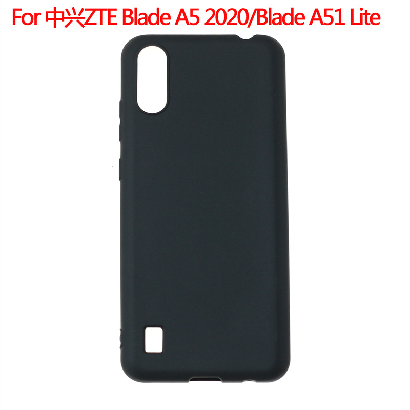 适用于ZTE中兴BLade A5 2020保护套A51 Lite手机壳磨砂布丁素材