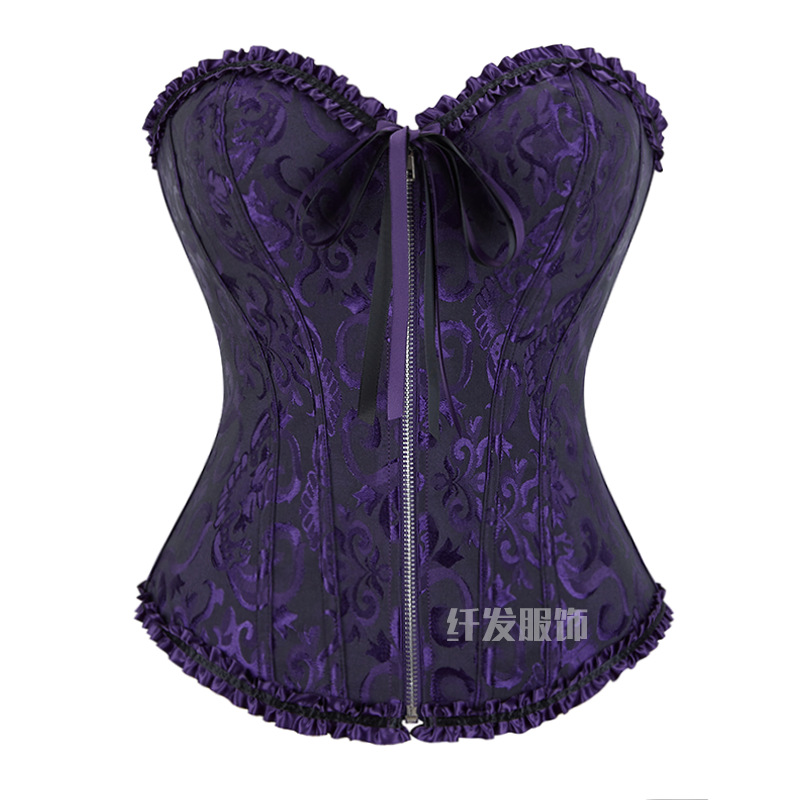 Ropa interior de la boda suministro Comercio exterior vestido novia cremallera cintura chaleco corsé corte europeo y americano vientre contratación