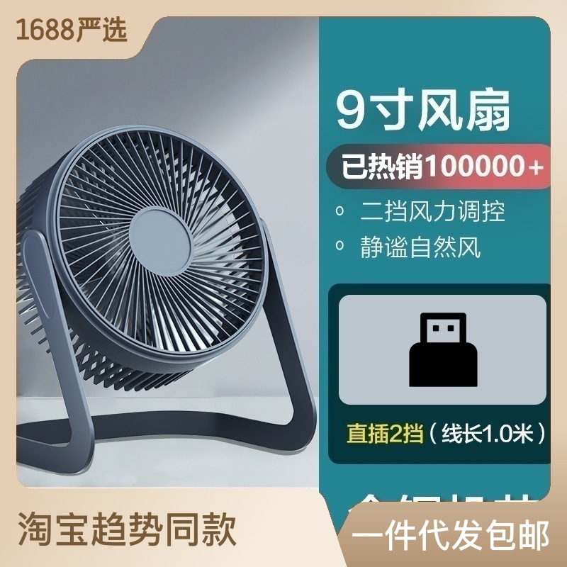 Strictly choose 5 inch factory wholesale 6 inch 8 inch mini mute desktop small fan office small electric fan USB fan