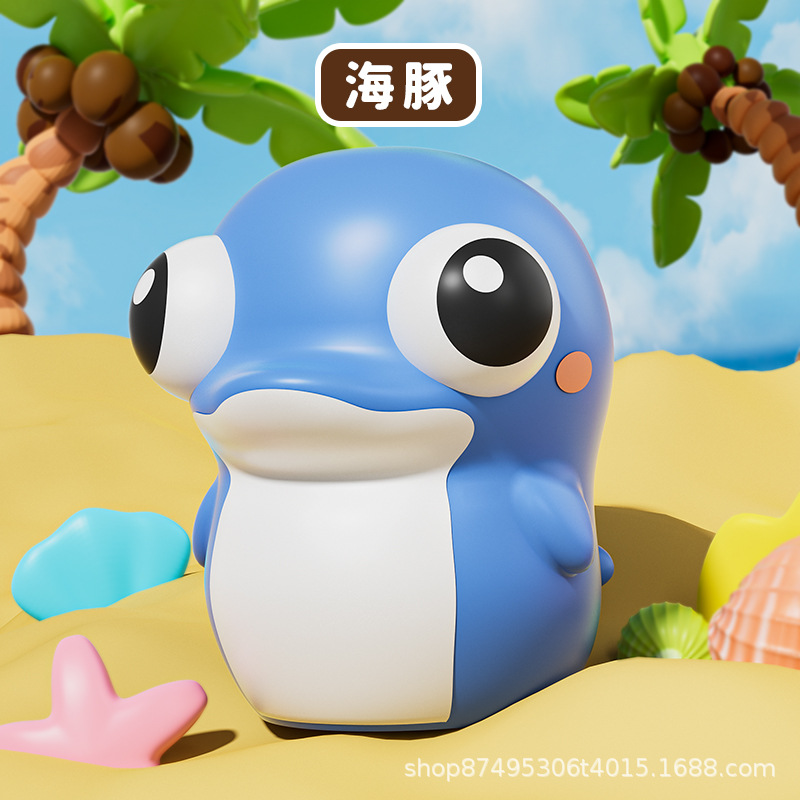 폭발적인 눈 바다 핀치 음악 - 돌고래