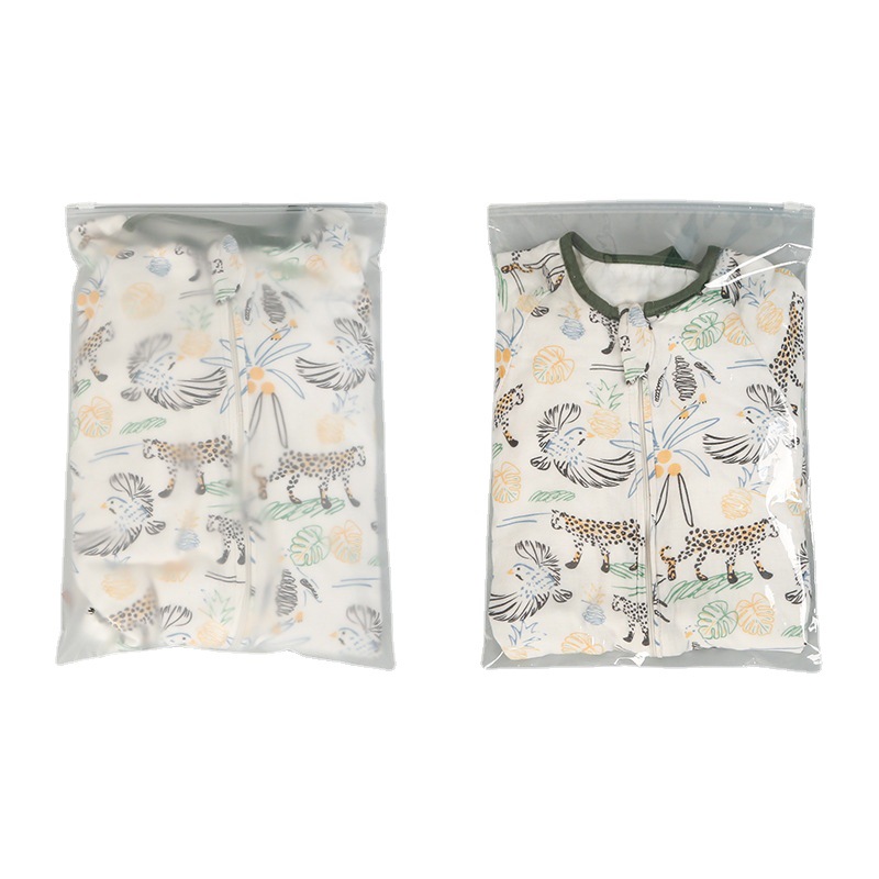Bolsa con cremallera para ropa, bolsa de embalaje esmerilada para ropa, bolsa transparente ziplock, bolsa de ropa interior para calcetines, logotipo impreso, spot al por mayor