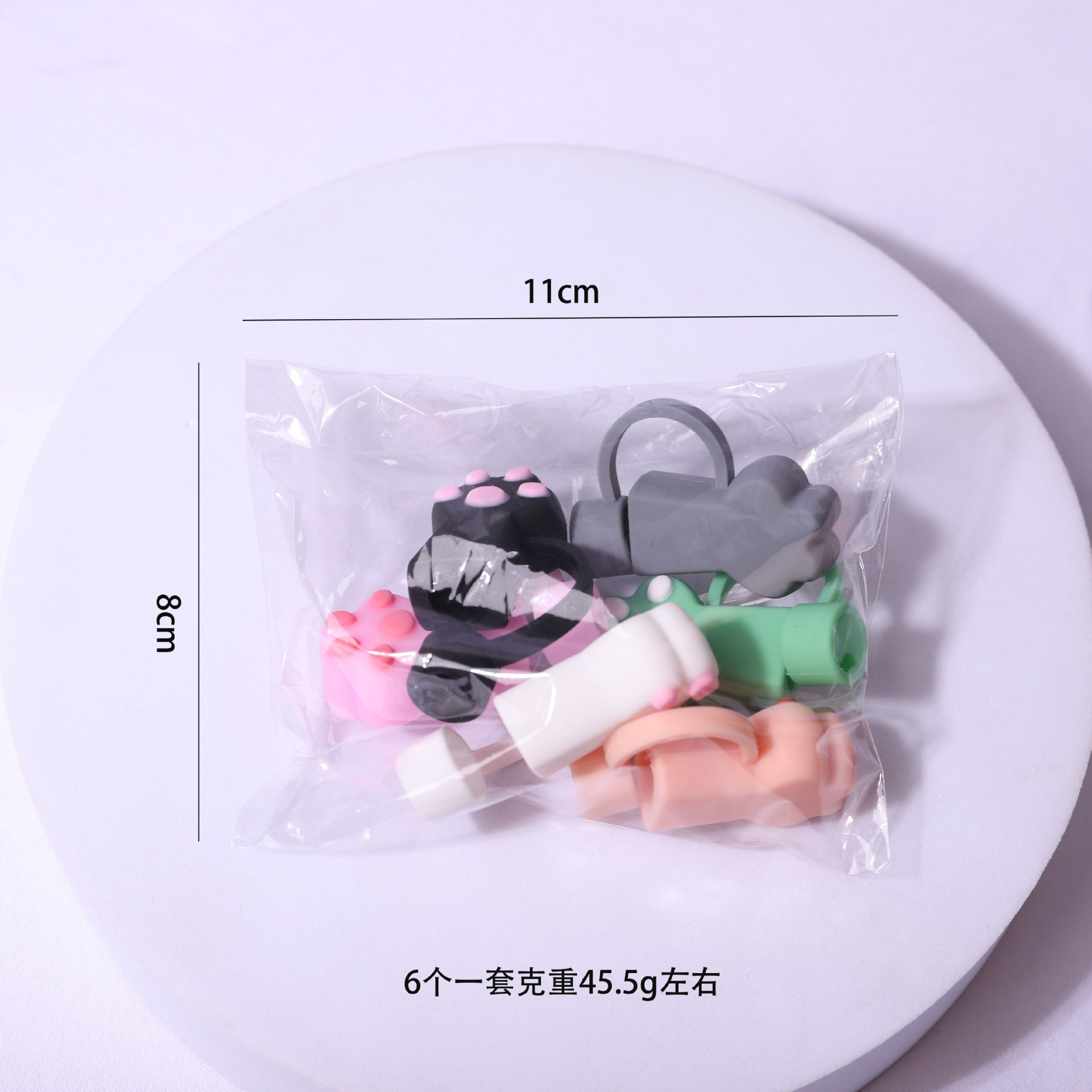 (Cross-border trading), dustproof straw PVC, Amazon, 6 pieces