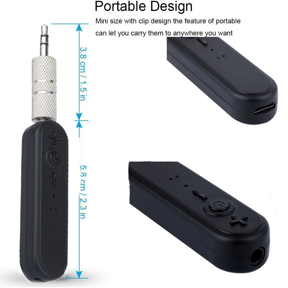 Bluetooth аудиоприемник адаптер типа воротника Bluetooth приемник передатчик Bluetooth шумоподавление HD Bluetooth гарнитура