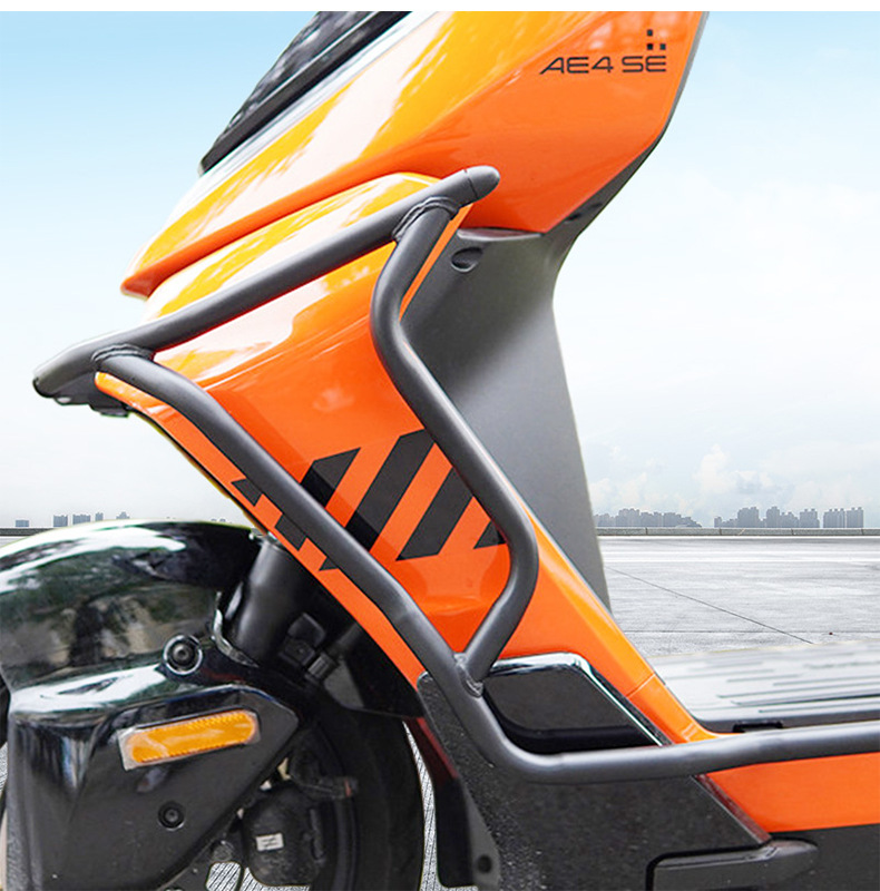 Suitable for Chunfeng Jihé Ae4 Bumper Anti-Fall and Anti-Collision Scooter Guard Bar, Front and Rear Full Surround Protective Bar Modification