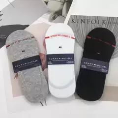 New Tommy Unisex No-Show Low-Cut Athletic Boat Socks for Spring/Summer — Casual Minimalist Short Socks for Men and Women, Streetwear Style