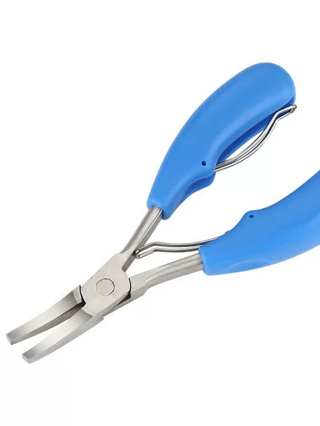 Stainless steel hook pliers flat nose pliers fishing pliers fishing pliers fishing pliers line pliers spring pliers red pliers