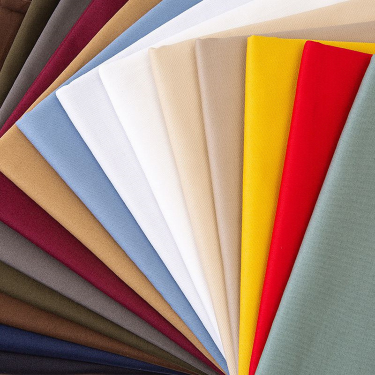 Textil elástico teñido 97% algodón 3% spandex tela de algodón elástico de tela de pantalón