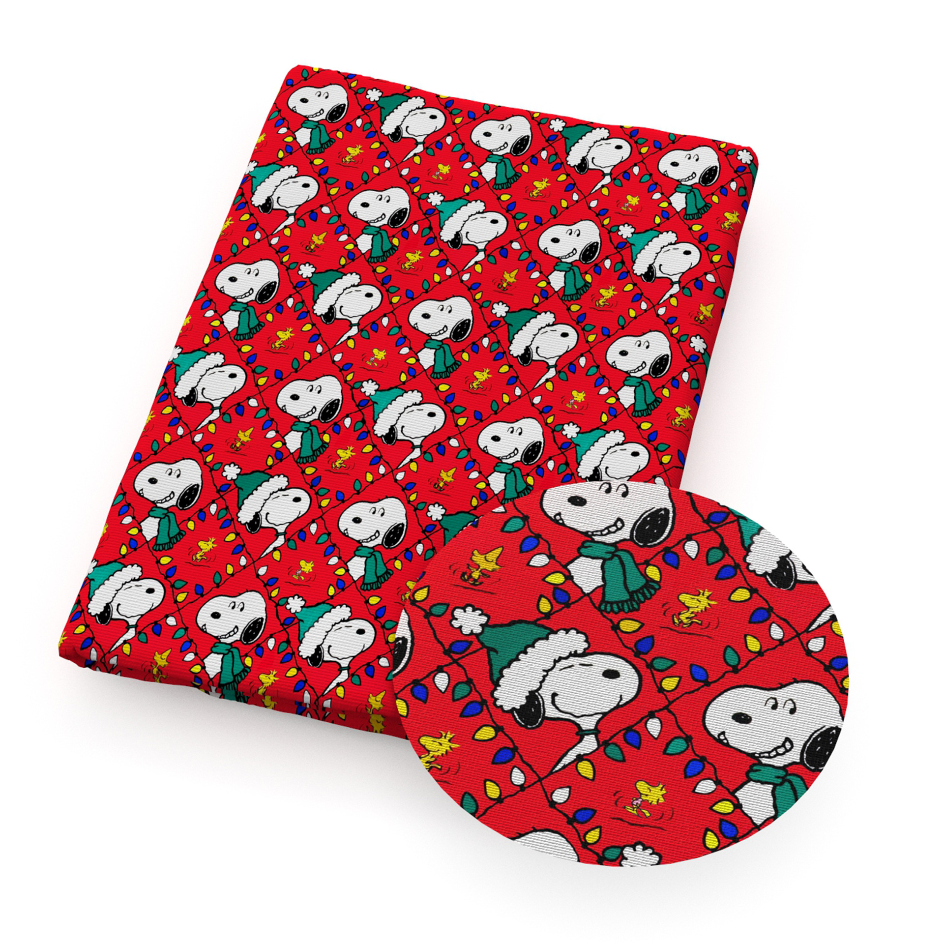 Perro Snoopy impresión de dibujos animados 100% tela de algodón DIY ropa hecha a mano bolsa, 1Yc55667