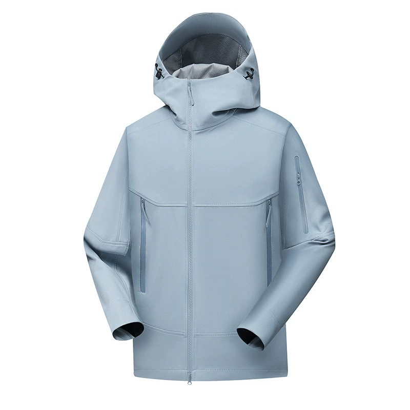 Men's travel windproof waterproof sports jacket for beloved with hood