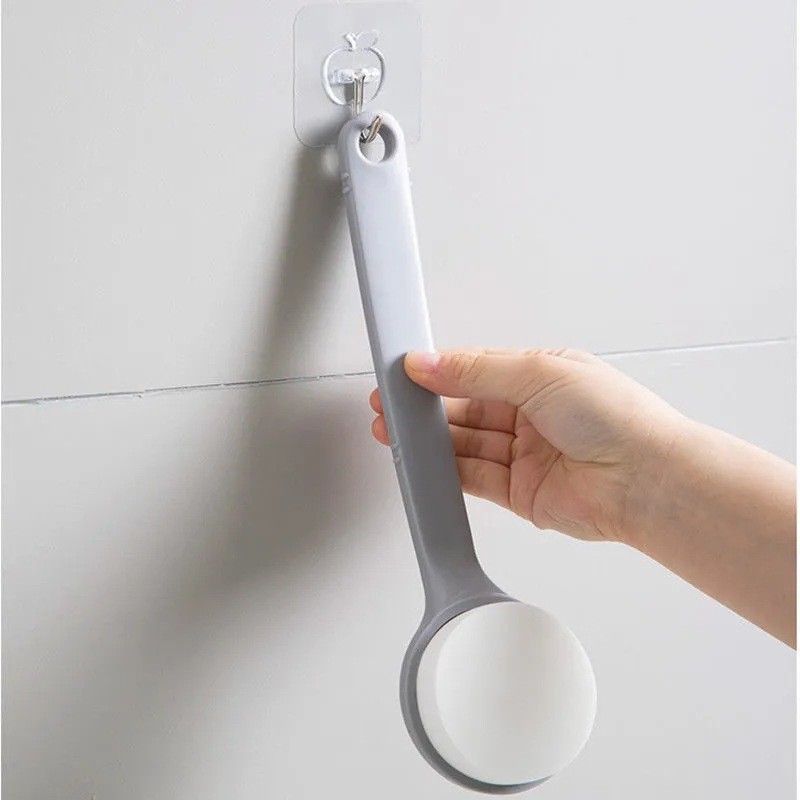 Pequeño pato amarillo cepillo de baño de pelo suave cepillo de baño de dibujos animados lindo frotar la espalda para adultos y niños artefacto de frotamiento de mango largo al por mayor