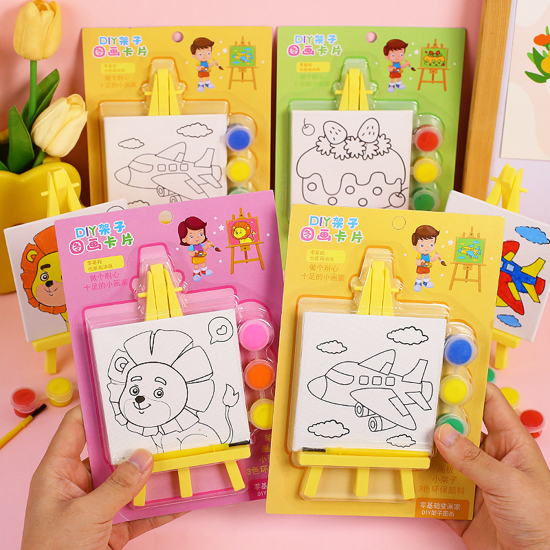 漫画棚絵画子供の絵画アート幼稚園クリエイティブ手作りギフトセット油絵屋台おもちゃ卸売|undefined