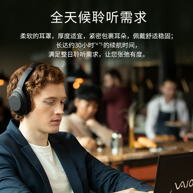 Кроссбордер WH-1000XM4 наушники с шумоподавлением Bluetooth подходят как гарнитура для смартфона уровня HIFI
