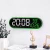 Simple multifunctional clock living room hanging clock home decoration digital electronic clock mute clock multi -group alarm 8021