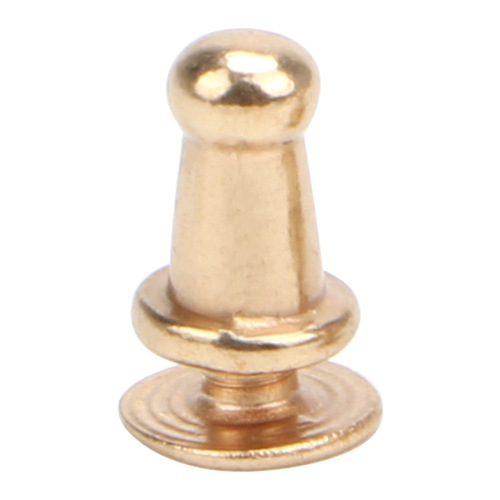 Manufacturer wholesale zinc alloy bag pacifier nail leather bag pacifier buckle with screw diy handmade monk head