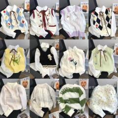 2025秋冬季女装毛衣韩版宽松女针织衫慵懒风开衫地摊批发factory