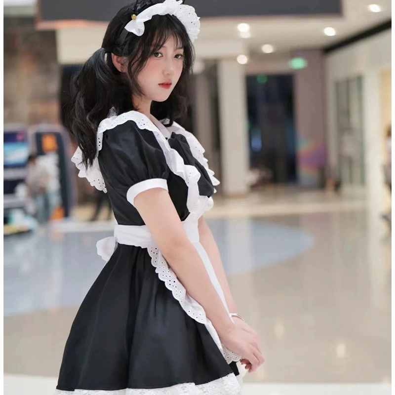 Японское милый белый платье, Lolita стиль, косплей