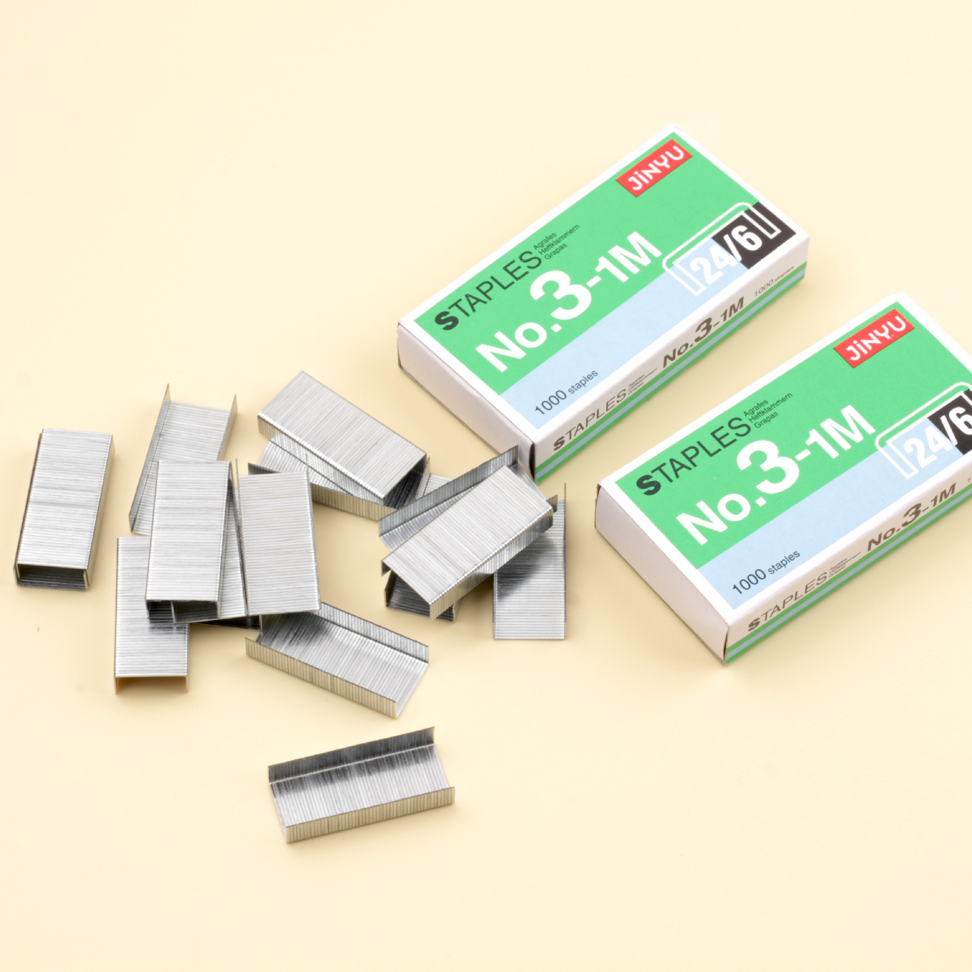 中悦订书钉高强度订书针12号钉书针钉书钉24/6不锈钢订书机钉批发