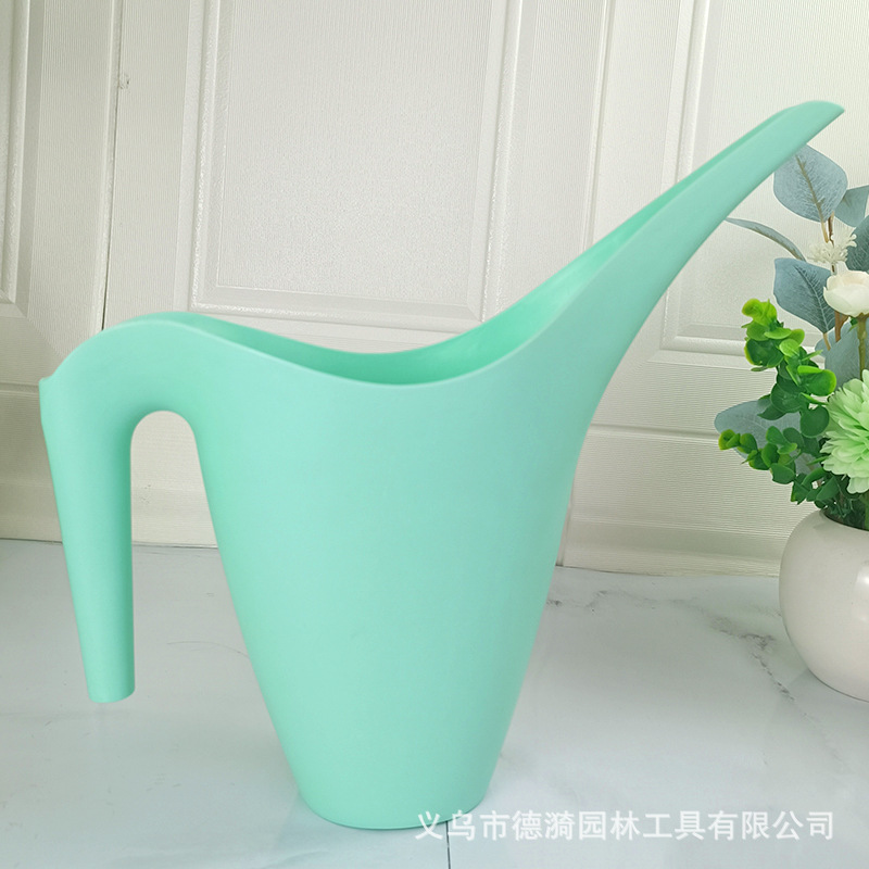 Deyi hogar boca larga riego olla planta suculenta jardinería punta boca riego hervidor de plástico hogar riego olla 1,8 litros