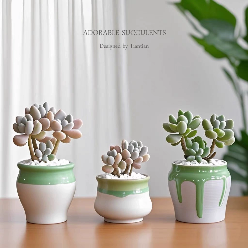 Мясо цветочный горшок керамический суккуленты грубый глиняный ретро вегетарианский домашний творческий размер простой керамический горшок