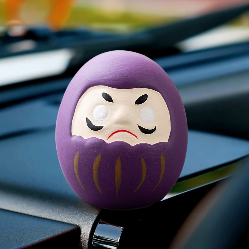 絵画ダルマ ハードカバー 日本の浅草の祝福と願いの小さなダルマの装飾品 車のインテリアのマスコット