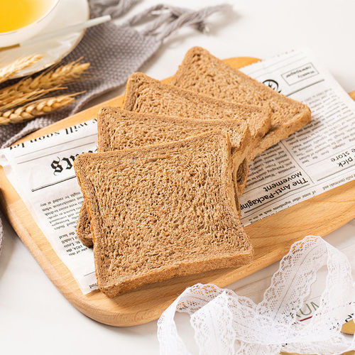 Kangaroo Mr. Rye Whole Wheat Toast Bread 500g Bag Low Fat No Added Sugar Coarse Grain Meal Replacement Breakfast