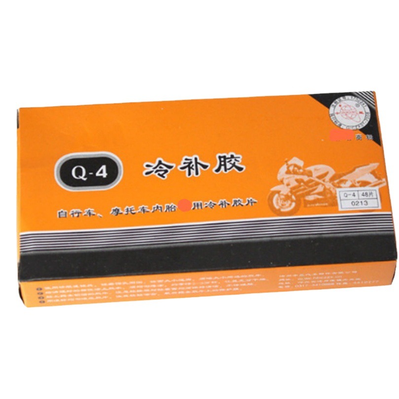 Bicicleta pegamento frío vehículo eléctrico motocicleta neumático pegamento 48 piezas neumático parche pegamento bicicleta accesorios de pegamento frío