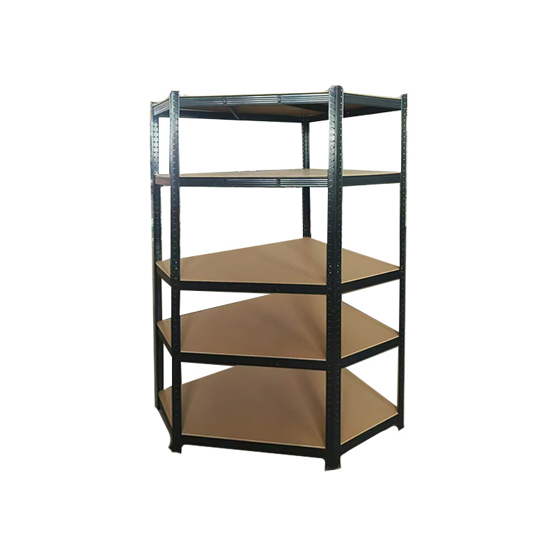 Estante de almacenamiento de almacenamiento de la fábrica de origen estante de metal multi-especificación multicapa de tablero de madera libre estante de almacenamiento estratificado