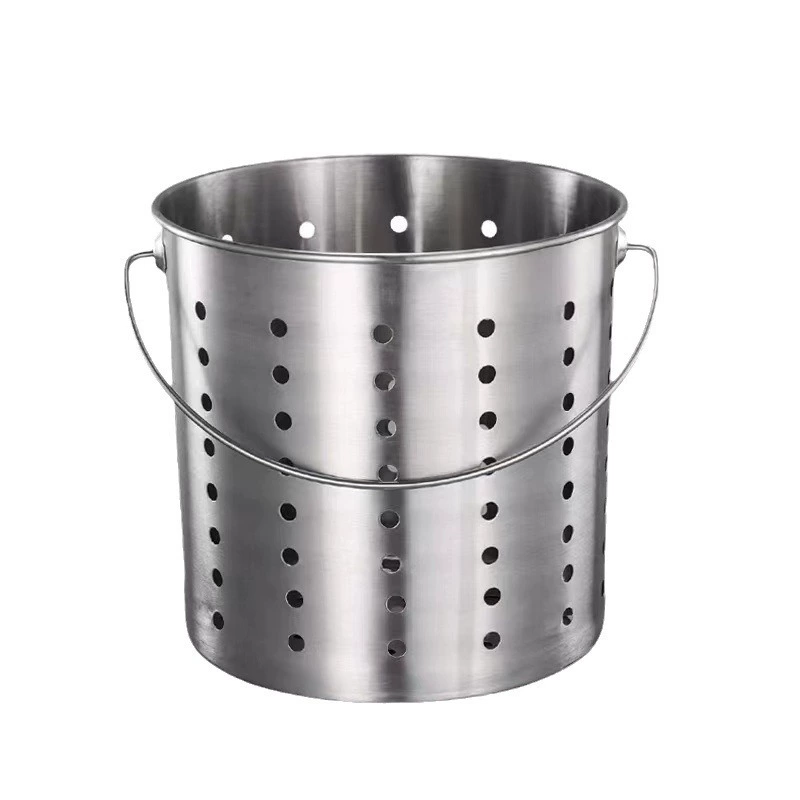 Antibacterial universal bucket stainless steel, handheld drying rack, 30cm