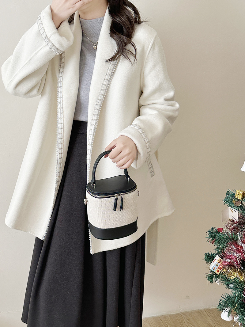 Double-Sided Wool Coat Image 5