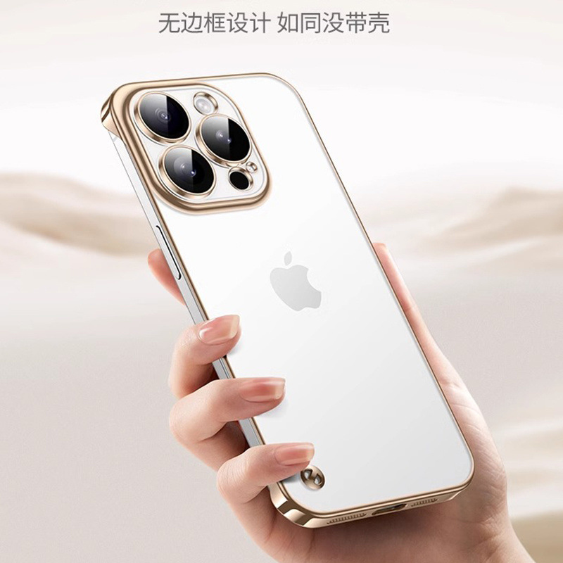 适用苹果16promax手机壳iPhone16超薄透明无边框镜头全包保护套硬|undefined