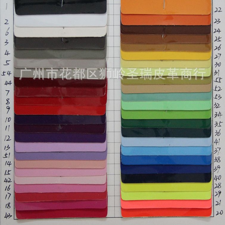 厂家现货批发人造革 PVC光胶皮革面料SR-909