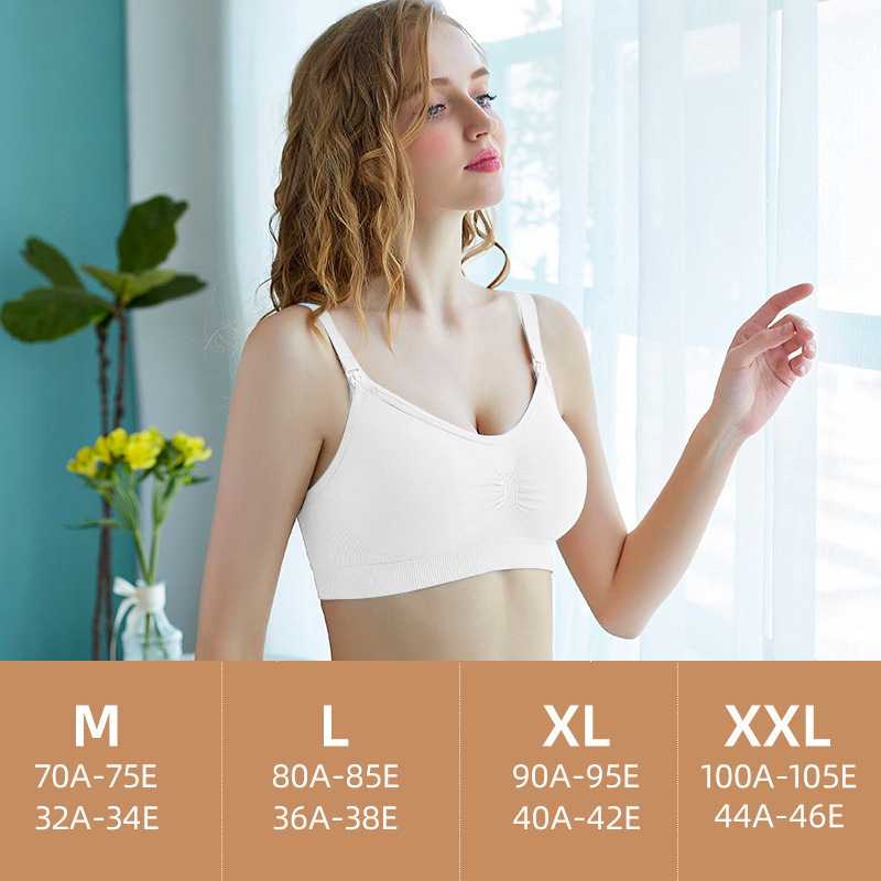 2025授乳下着前ボタンブラジャー快適レディース妊婦下着スチールリングなし授乳下着卸売|undefined